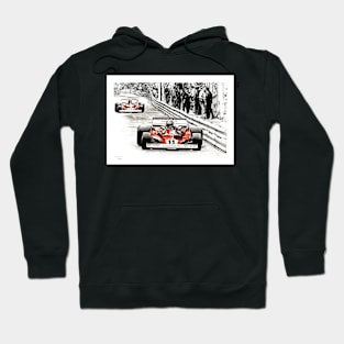 Niki Lauda. Ferrari 312T2. Monaco Hoodie